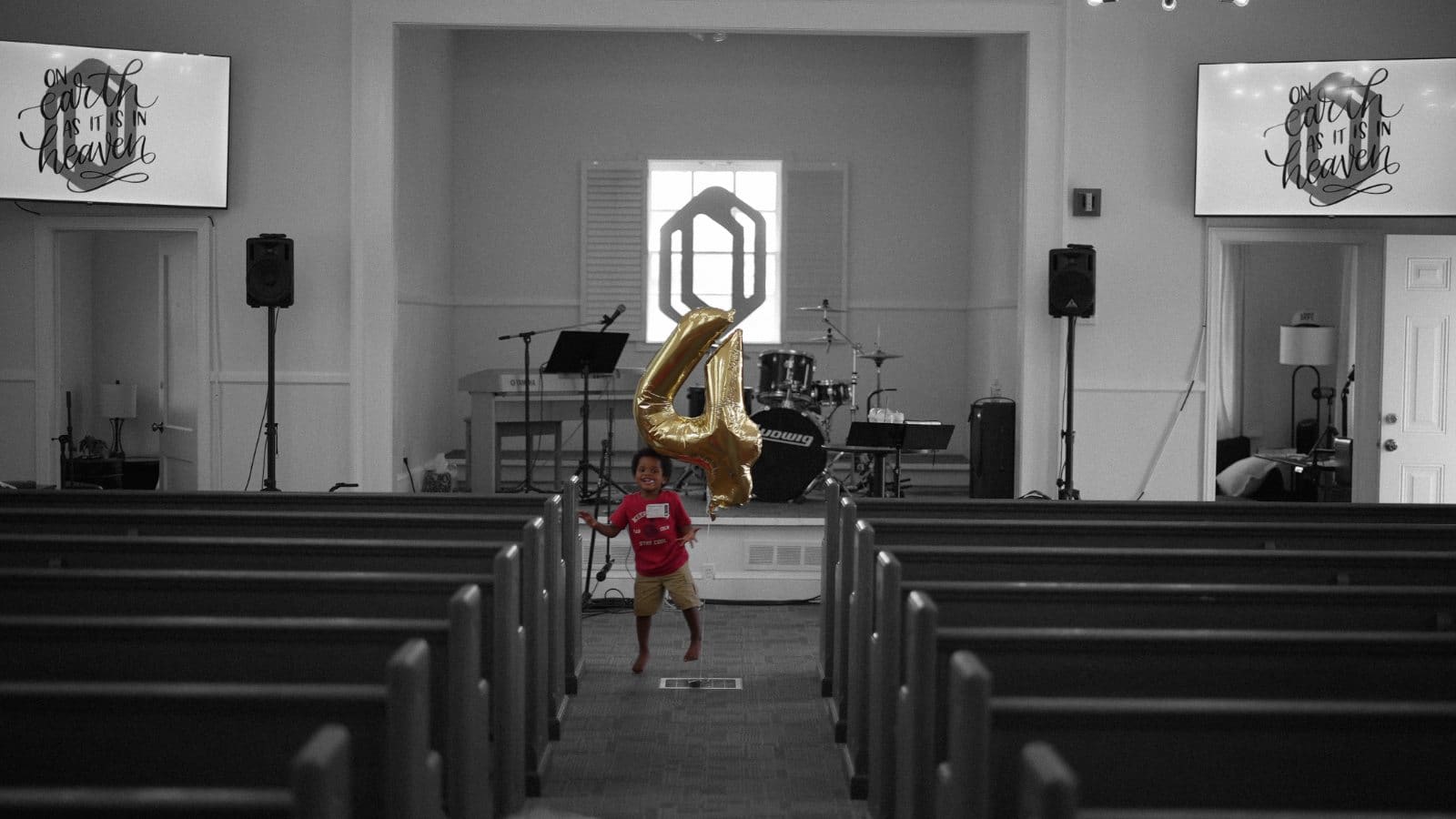 Inside the sanctuary at 201 Carter St